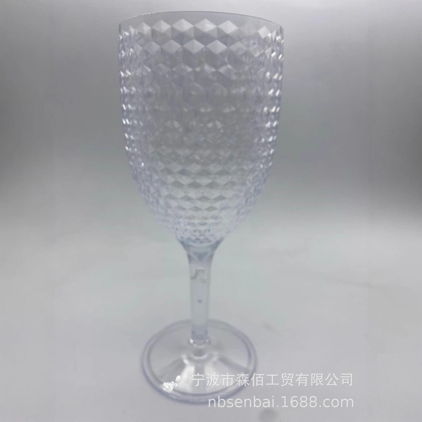 PS 13 OZ diamond red wine glasses