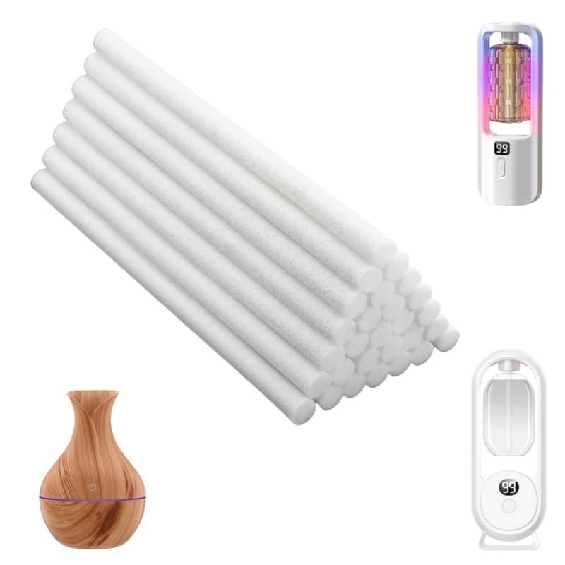 Customizable Size Cotton Swabs for Essential Oil Diffuser Air Freshener Machine Fiber Cotton Swabs Filter Volatile Accessories