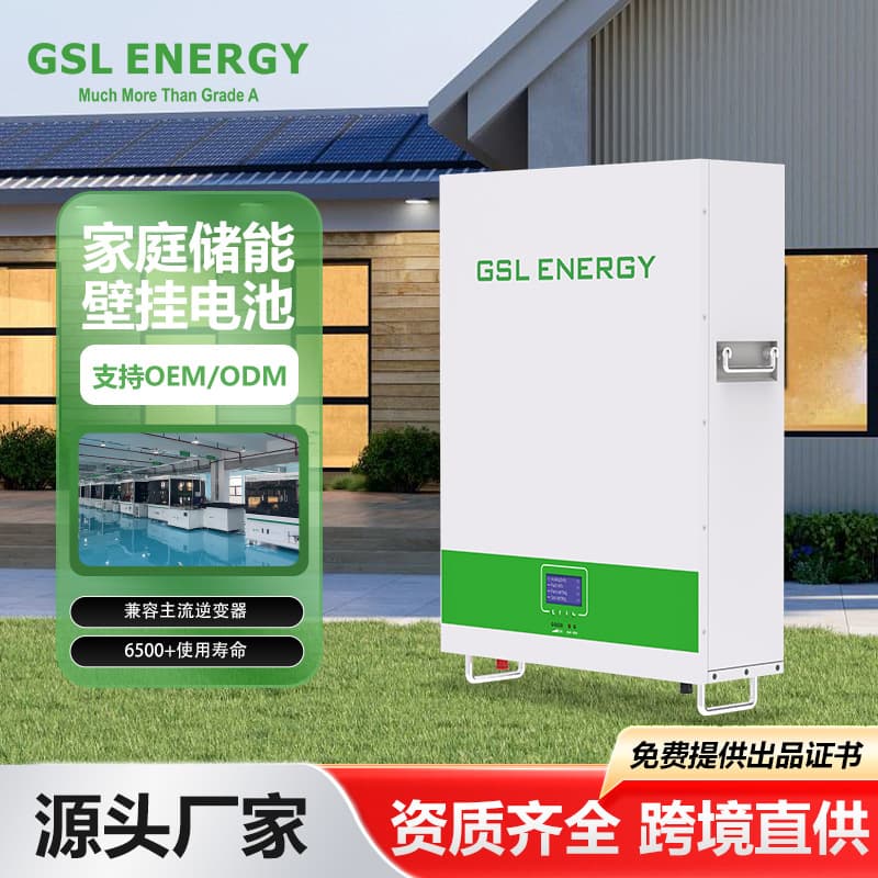 Energy Storage Battery 51.2V 5KWH Wall-Mounted Photovoltaic Power Generation Home Solar System Lithium Battery Home Energy Storage