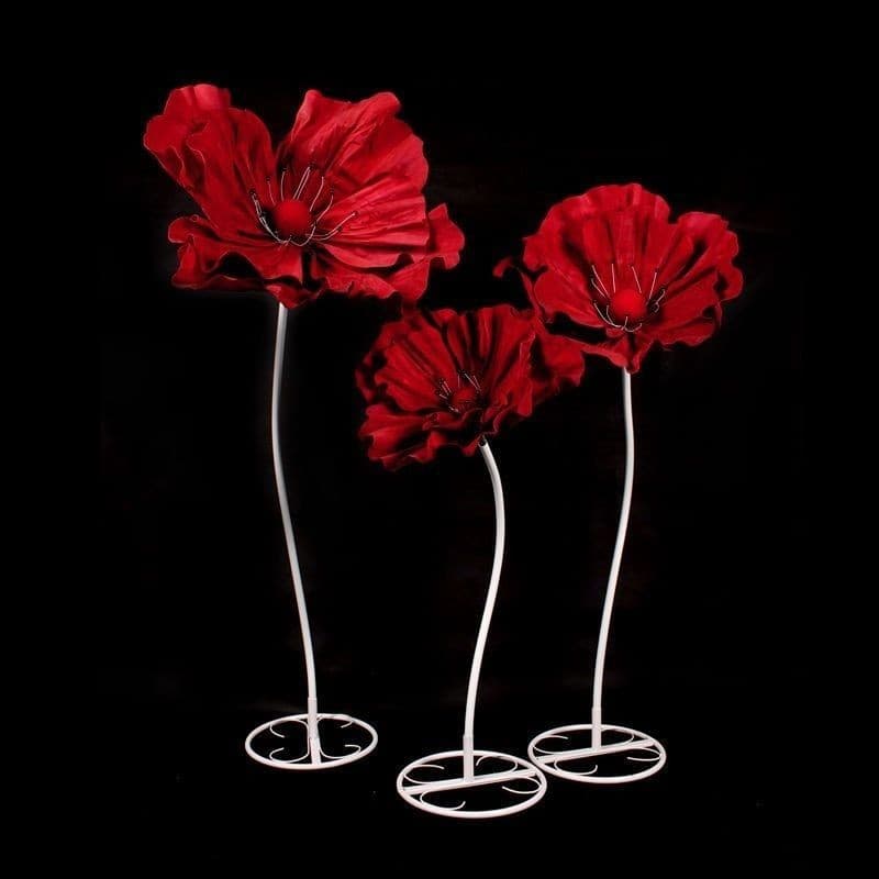 Wedding Flower Props Silk Foam Flower Stand Rod Fabric Decoration Wedding Aisle Guide Window Display
