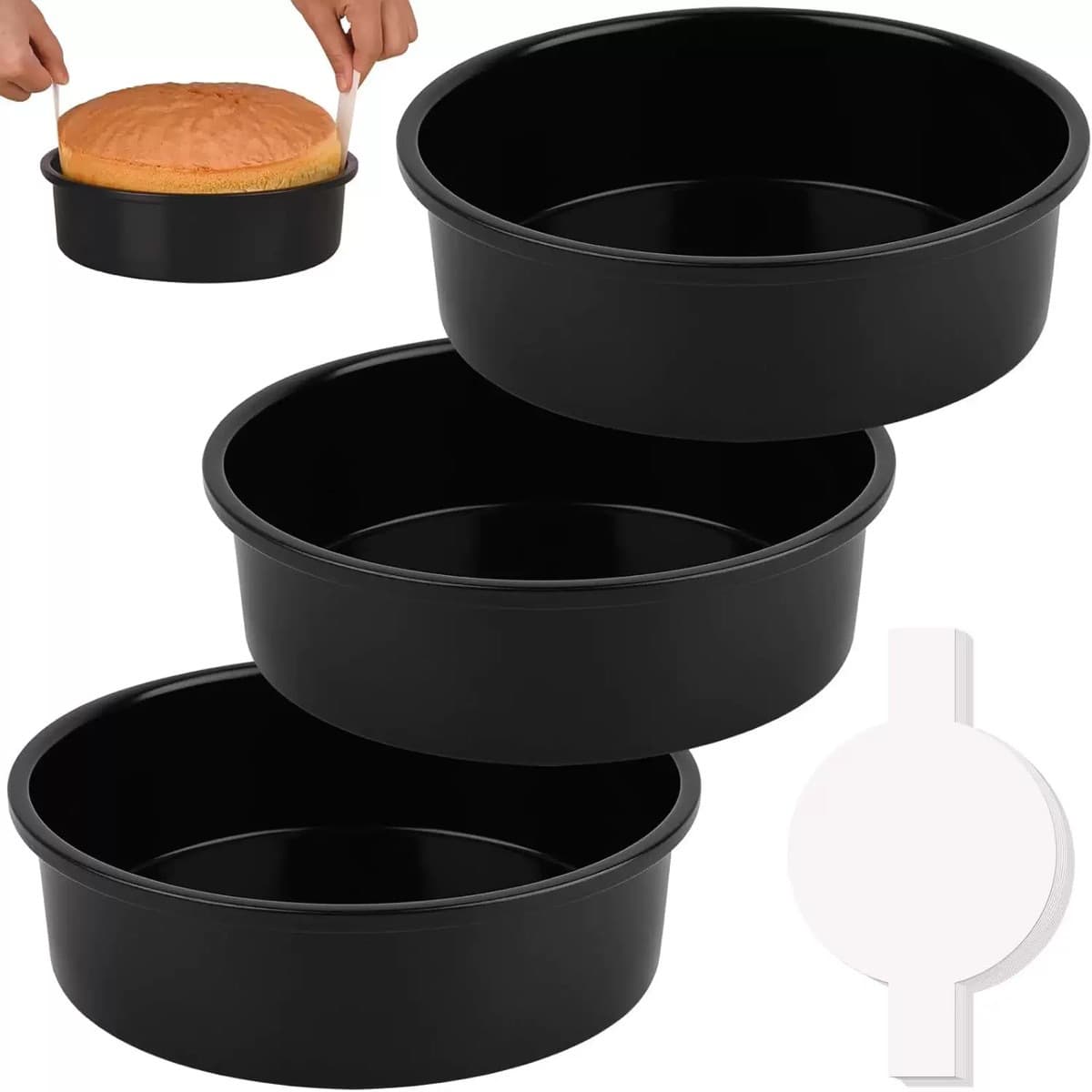 Wholesale Food Contact Baking Ware Cake Mold Large Capacity Round Non-Stick Heat Resistant