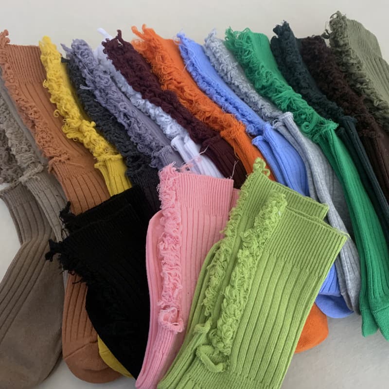Hole Beggar Socks Women's Internet Celebrity Spring Summer Thin Style Stacking Socks JK New Casual Long Tube Pure Cotton Women's Socks Ins