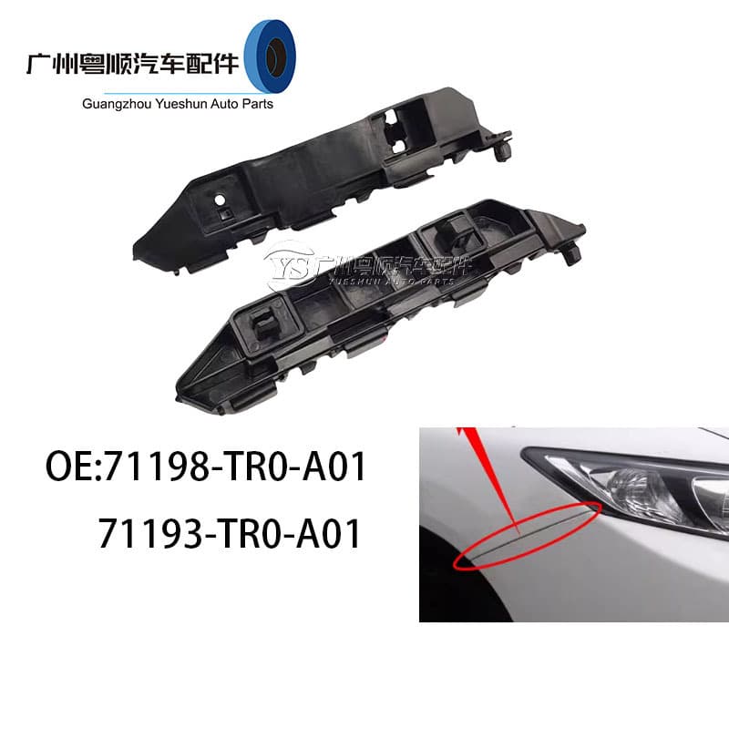 Front Bumper Bracket for 2012-2015 Honda CIVIC 71198TR0A01 71193TROA00