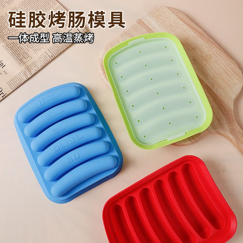 Heat-Resistant Sausage Mold for Infant Food, Silicone Ham Container for Cross-Border Sales