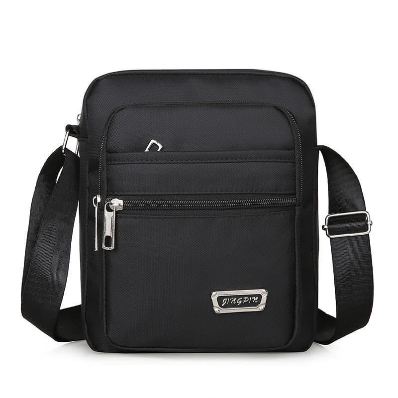 Water-Repellent Stylish Single-Shoulder Bag for Men, Versatile Commuter Vertical Crossbody Bag, Large-Capacity Minimalist Casual Business Men's Bag