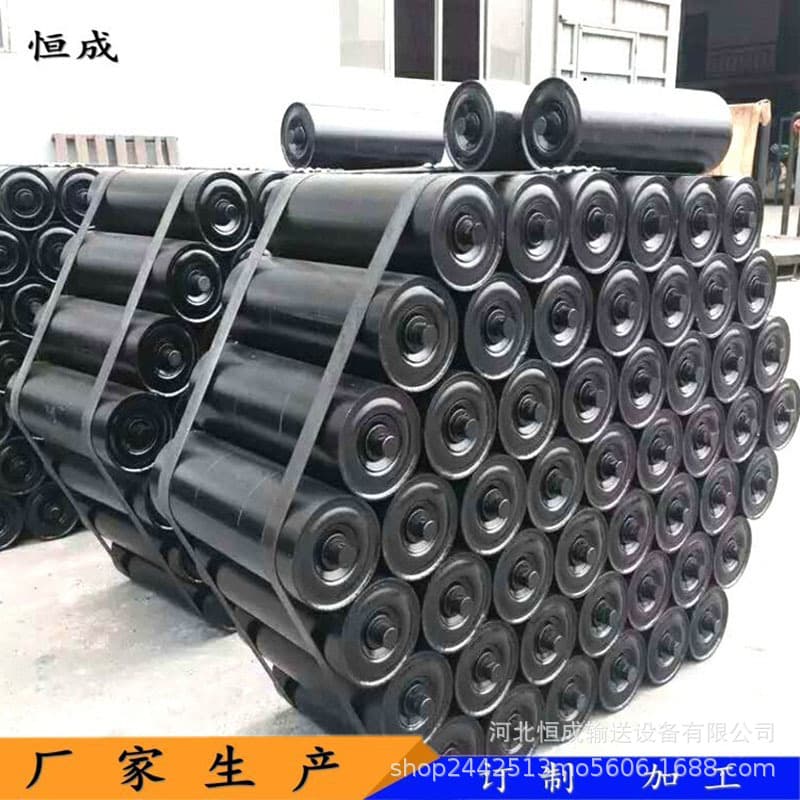 Manufacturer White Nylon Idler, Waterproof Dustproof, Mining Triple Trough Parallel Idler, Buffer Idler, Trolley Wheel