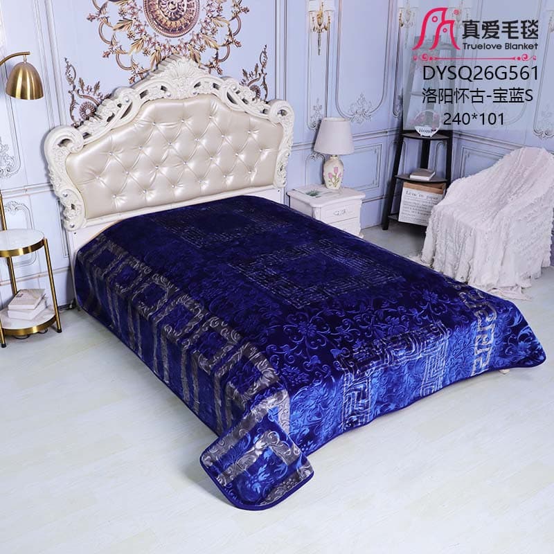 TrueLove Best-Selling Raschel Cloud Flannel Blanket, Stock Available, Customizable, Export Order, Double Layer, Single/Double Size