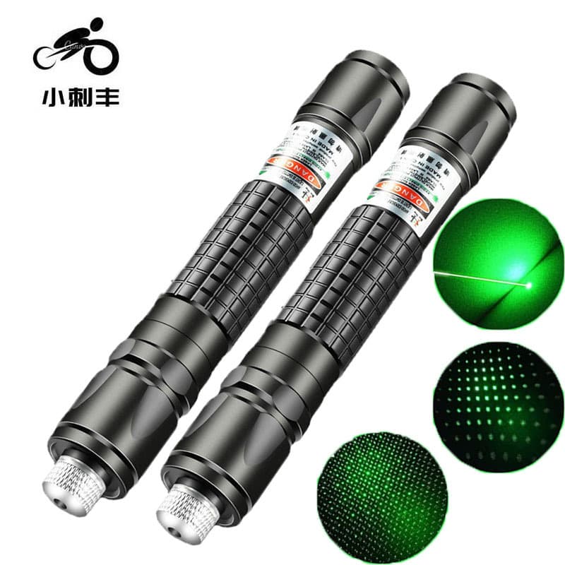 Laser Flashlight Long Range Green Laser Pointer Rechargeable Green Laser Pen for Sales, Teaching, and Presentations