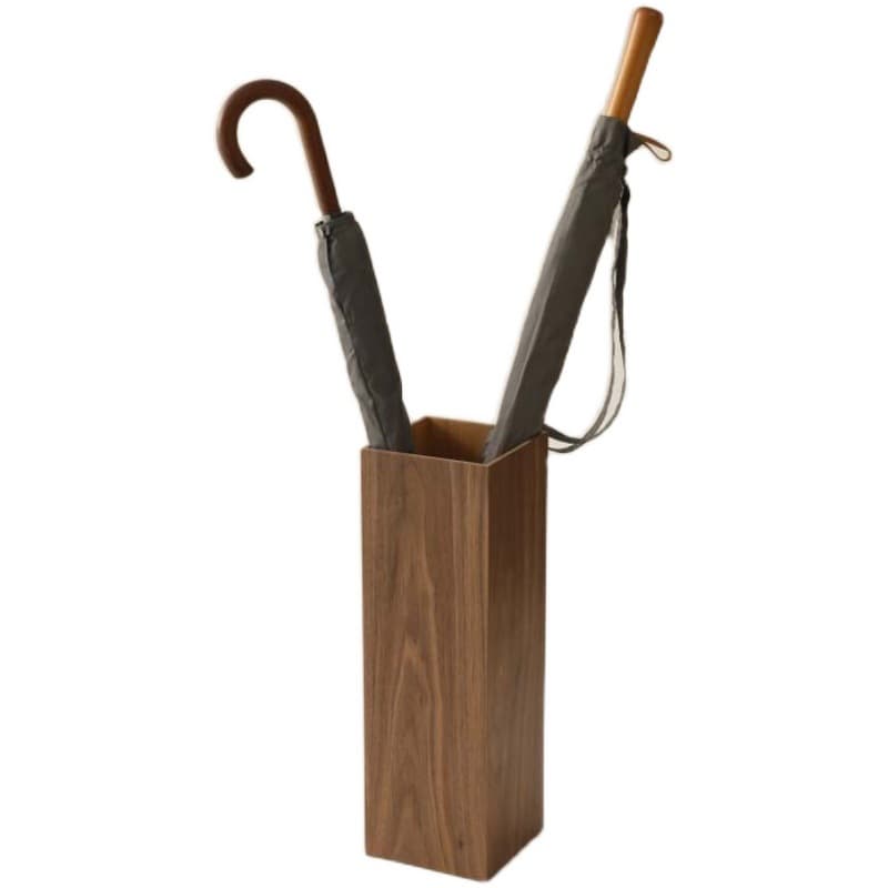 Nordic Japanese Retro Wooden Umbrella Stand, Wooden Umbrella Bucket, Hotel Living Room, Homestay Personalized Creative Umbrella Storage Rack
