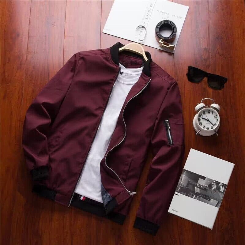 Spring and Autumn Men's Teenagers Casual Large Size Jackets Thin Aliexpress Hot Tops Factory One Piece Dropshipping