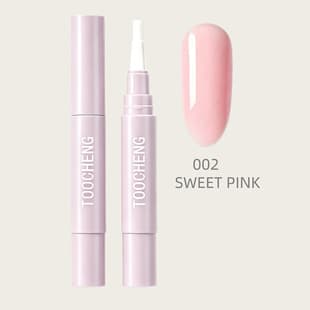 Cross-border Nude Pink Lazy One-Step Gel Pen, 3-in-1 Nail Gel Pen One Step Gel