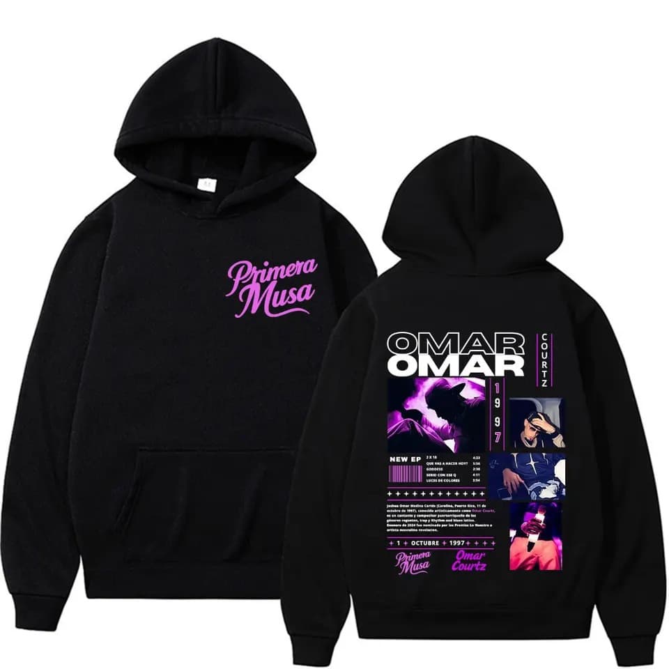 Omar Courtz Primera Musa Album Tour Graphic Hoodies Men Women