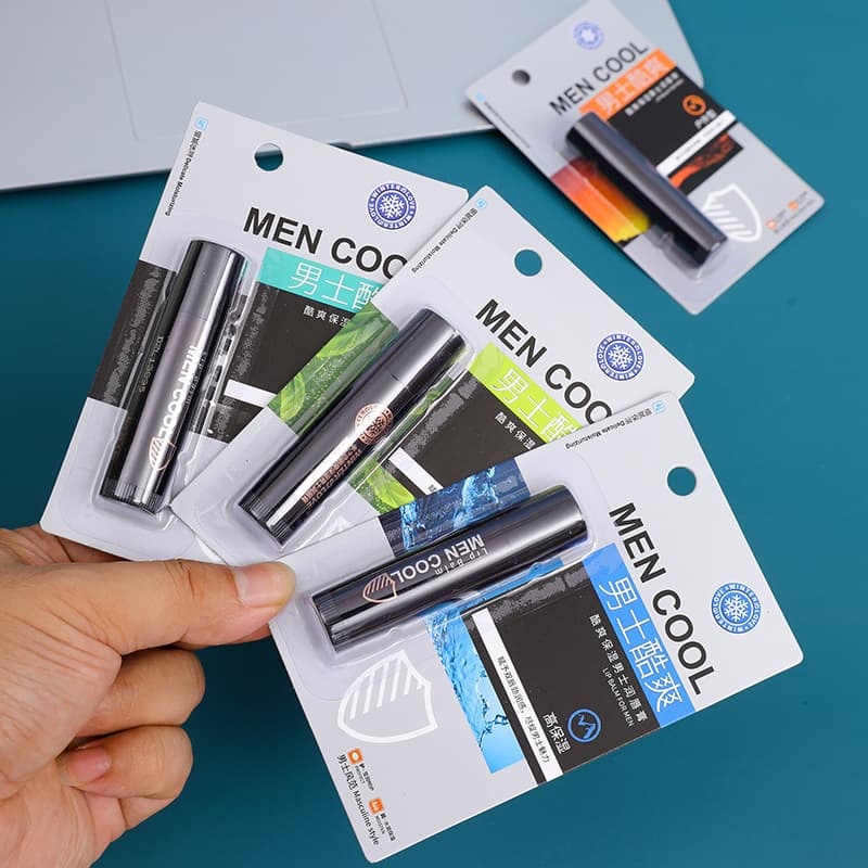 Men's lip balm specialized moisturizing hydration for dry lips exfoliating lip line reduction colorless lip oil