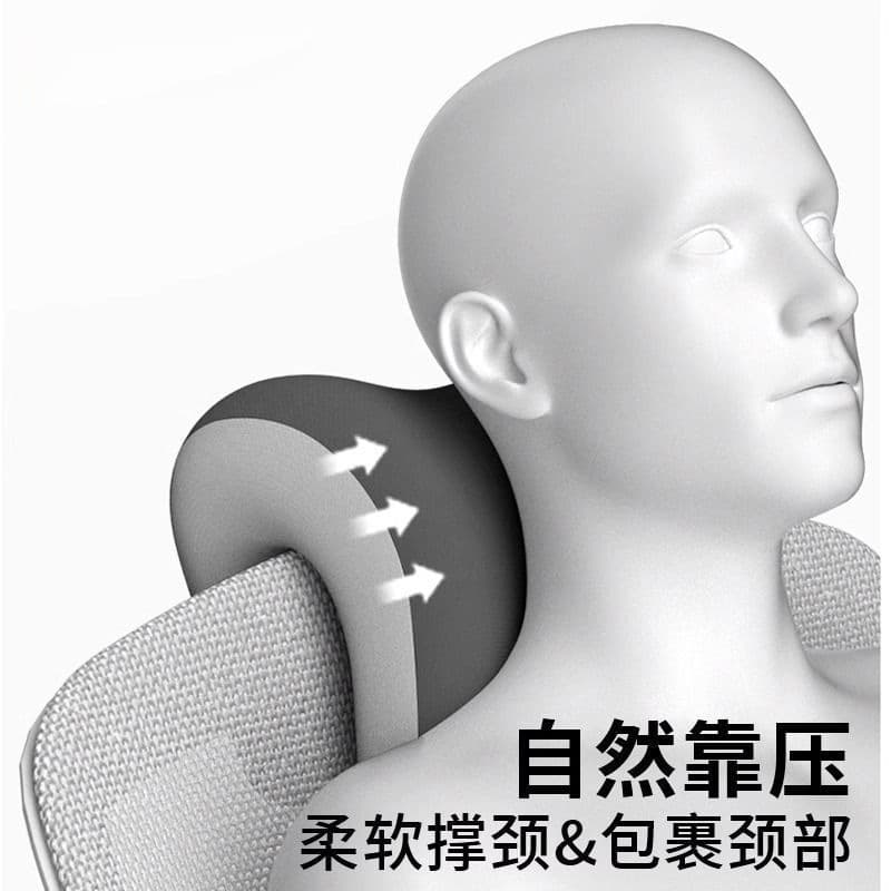 Office Chair Headrest Extension, Computer Chair Headrest Backrest Extension, Add-on Headrest for Napping Pillow, Workstation Reclining Pillow