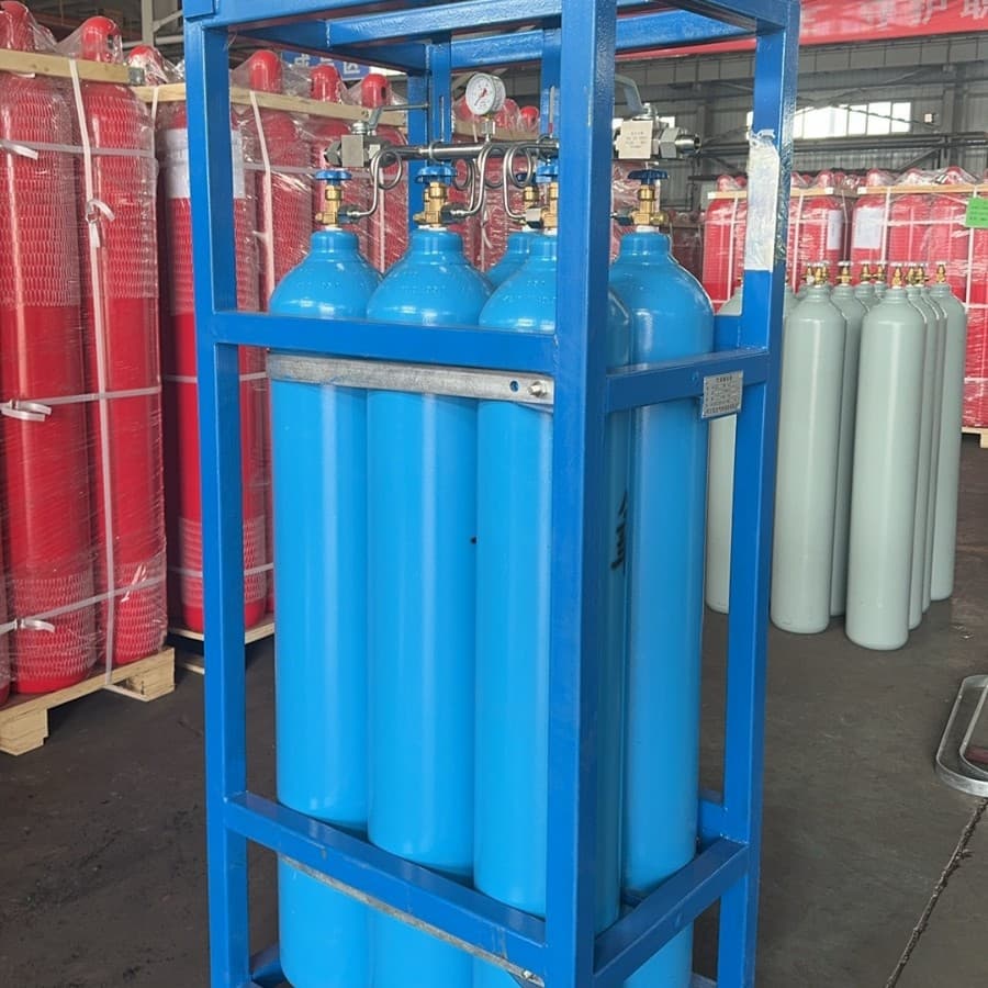 Large Capacity Steel Cylinder Containerized Cylinder Group, Durable and Reliable, Ensures Efficient Gas Transmission and Safe Storage
