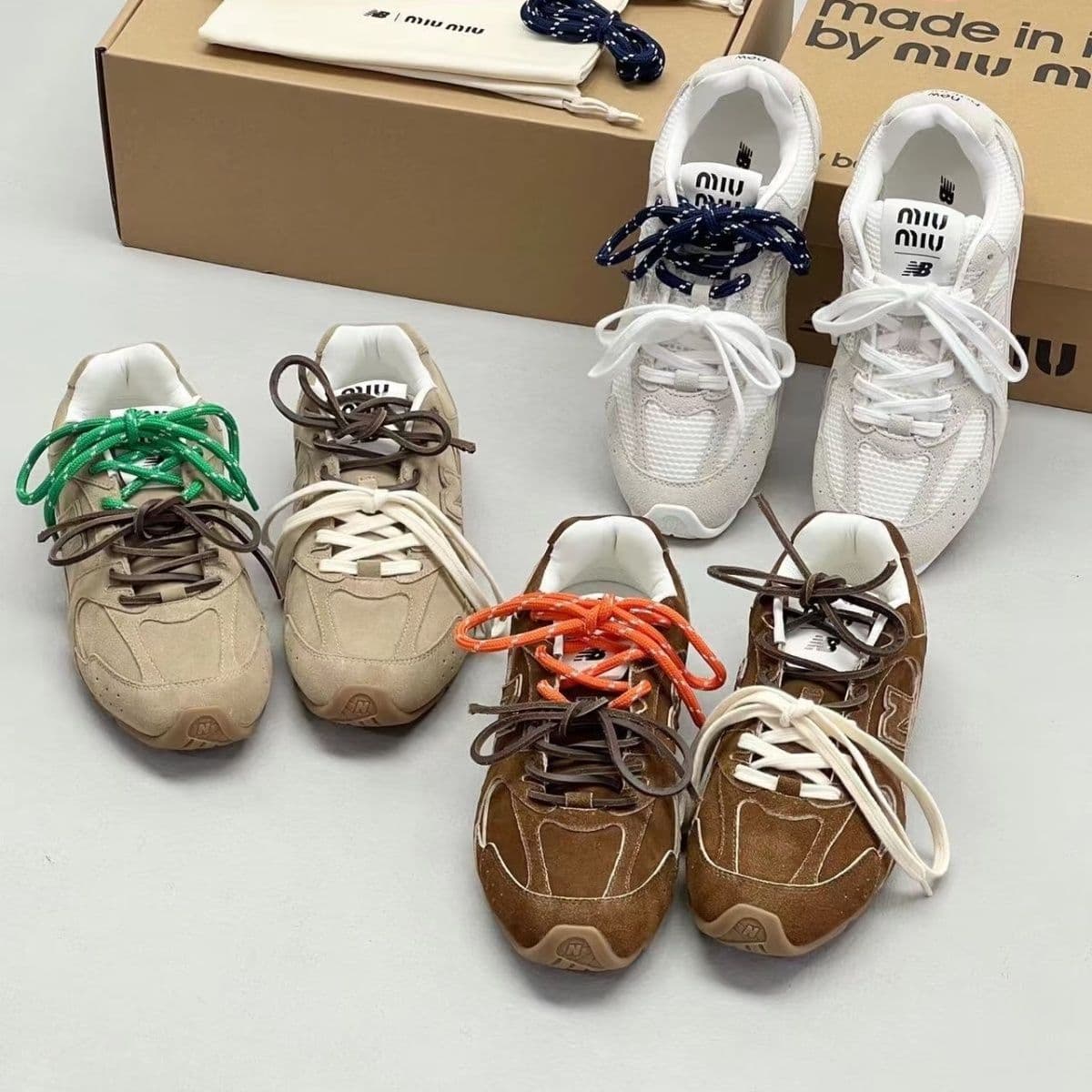 NB530 Summer Breathable Dad Shoes Mesh Sneakers Couple Running Shoes Miu Miu Collaboration Sneakers