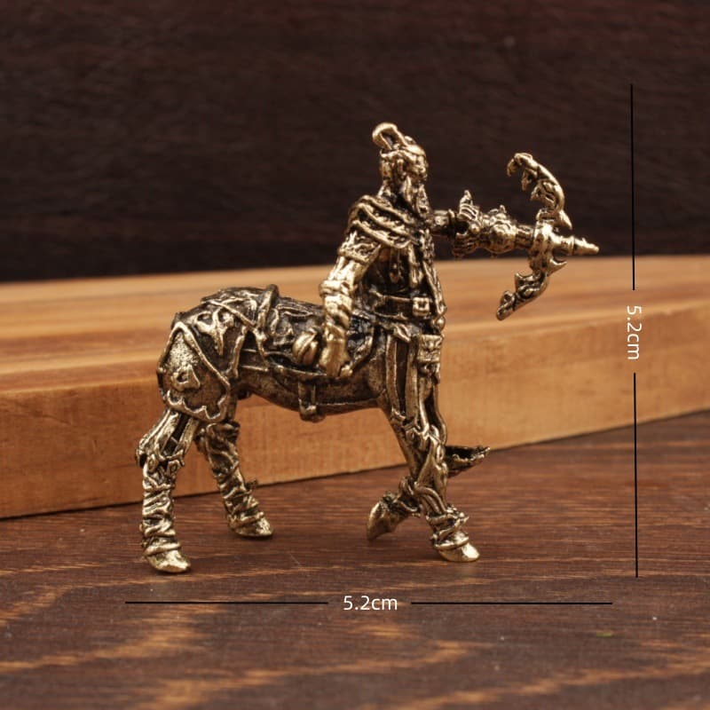 Metal Figurine Decor, Cross-Border Best-Selling Small Ornament, Creative Cartoon Animal, Vintage Style Metal Figurine