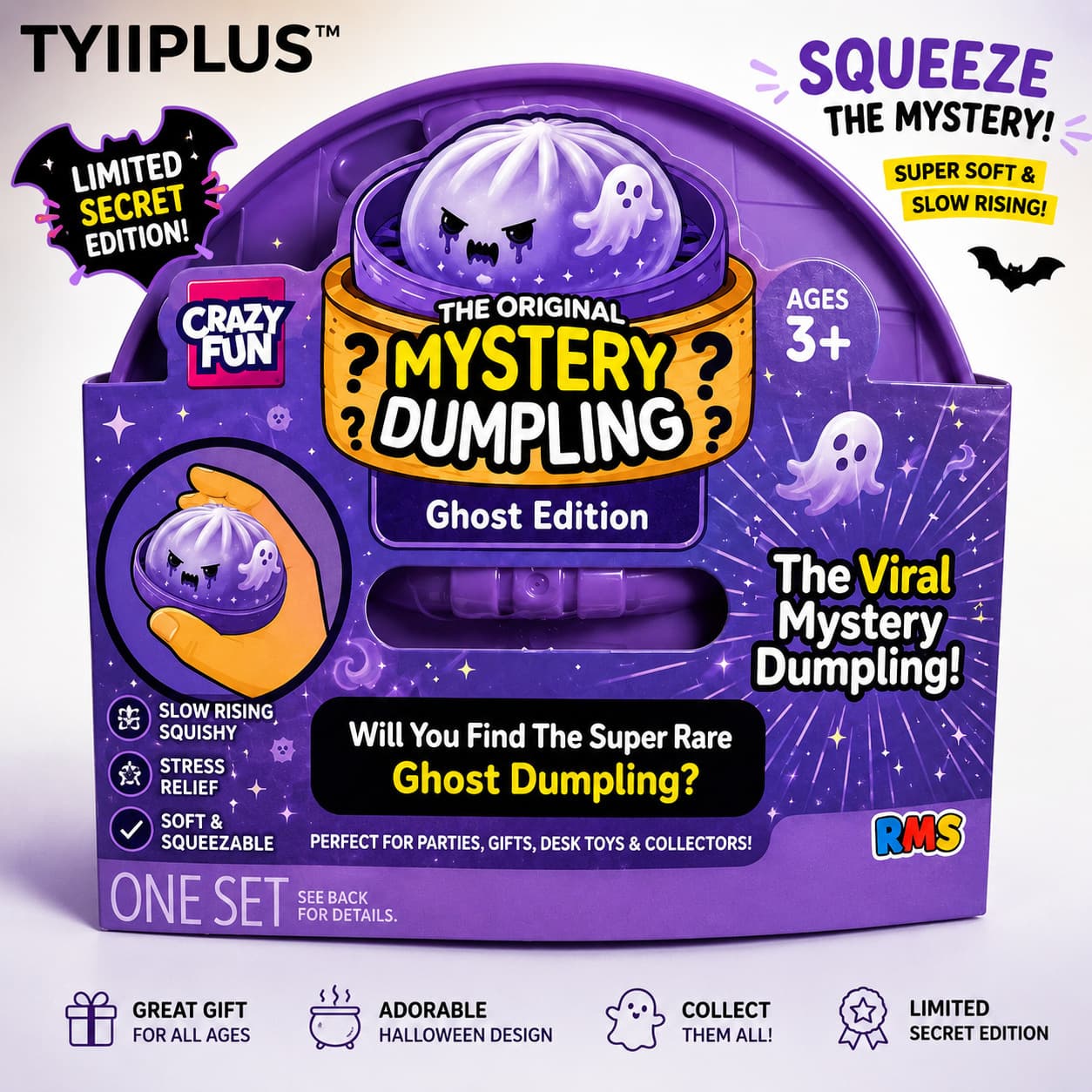 Stress Relief Squishy Toy for Cross-Border E-commerce Dumpling Squishies Toy Realistic Steamed Bun Decompression Toy