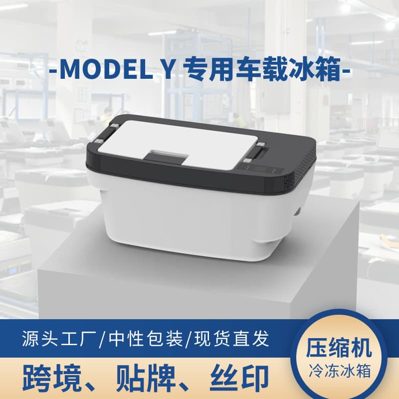 2026 new model suitable for Tesla modelY car refrigerator compressor refrigeration freezing outdoor refrigerator
