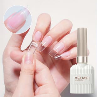 Nail Tip Adhesive Gel - UV/LED Lamp Cured for Strong Bonding, Nail Extension Glue, Cross-Border Special Formula