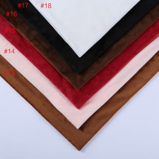 In-stock EVA velvet fabric with non-woven backing, short pile flocking, self-adhesive flocked cloth for jewelry box packaging liners