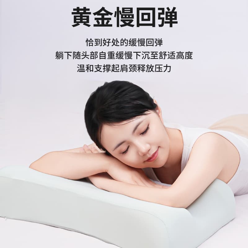 Cervical Spine Protection Memory Foam Pillow, Skin-Friendly Beauty Sleep Pillow, Neck Support Pillow Core