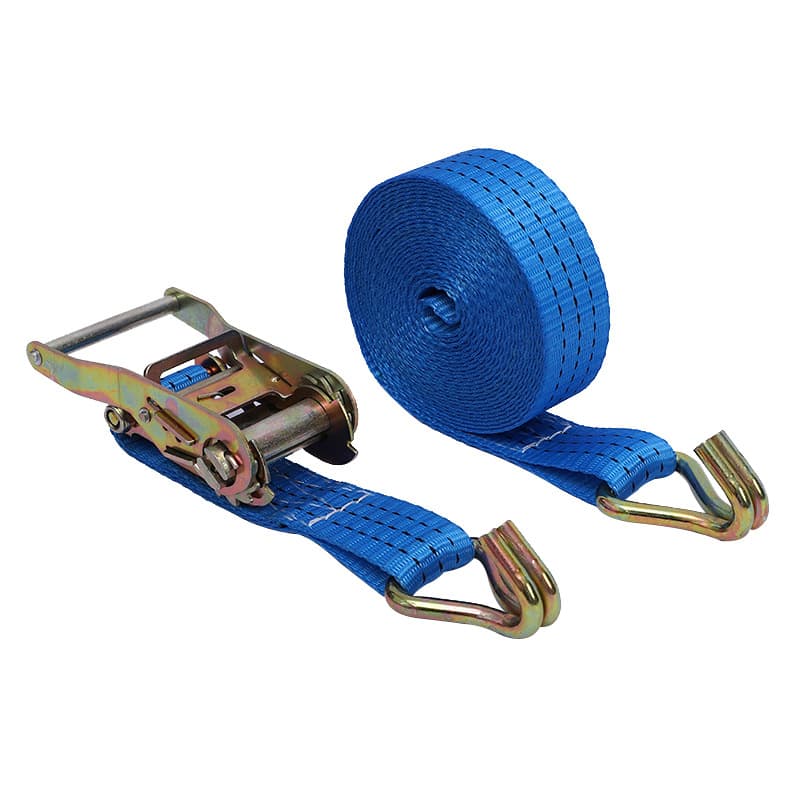 Polyester Double Hook Ratchet Strap 1.5 Inch Tie-Down Straps Truck Set Universal Wide Thickened Ratchet Binder