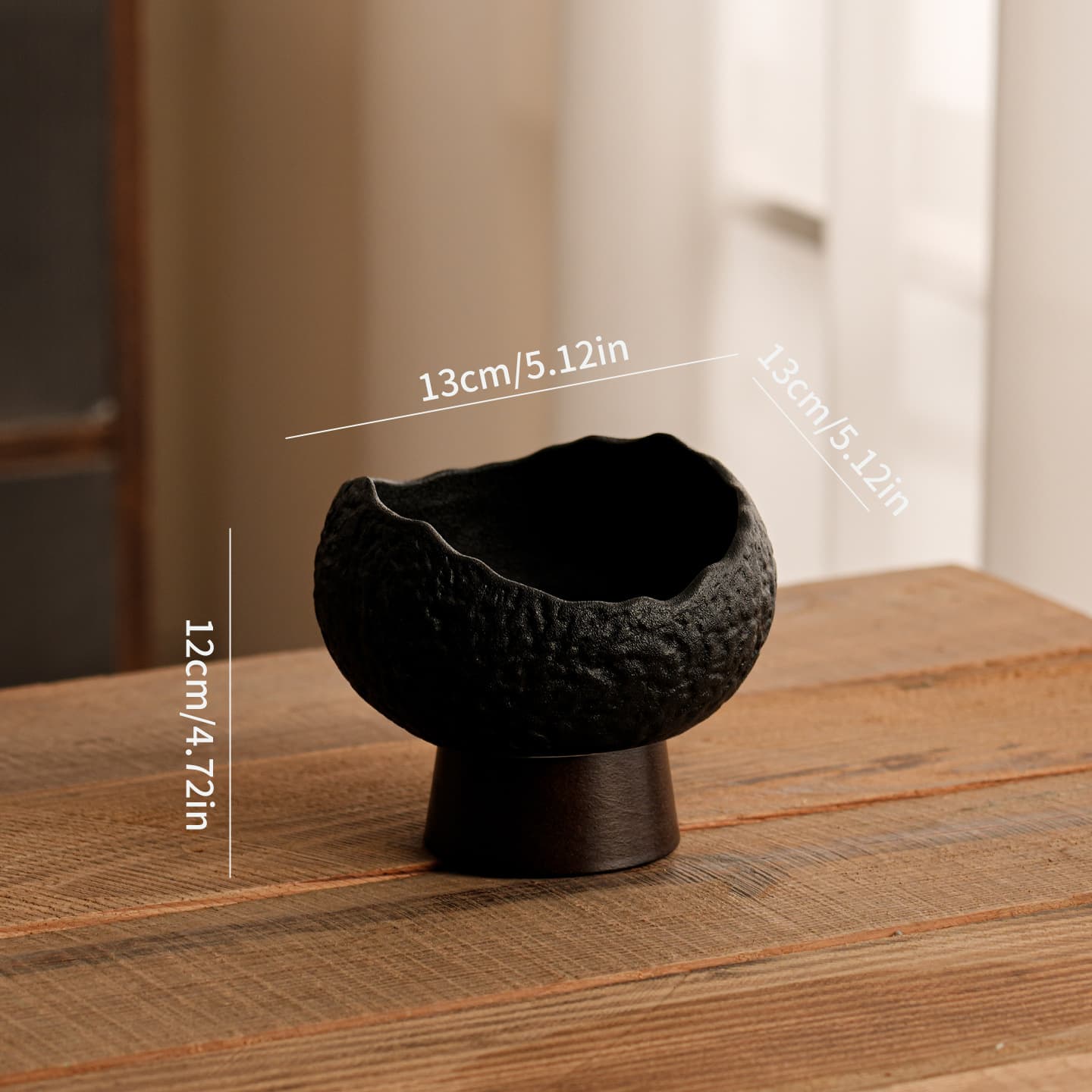 Creative Ceramic Fruit Salad Bowl Cold Dish High-Foot Plate Western Food Irregular Plate Luxury Hotel Tableware Cross-Border Wholesale