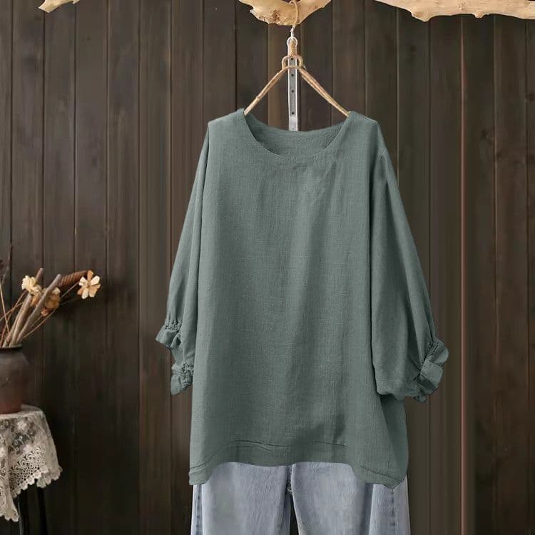Batwing Sleeve Plus Size Women's Summer Short Sleeve T-Shirt, Tummy Control Slim Fit Top with Half Sleeves