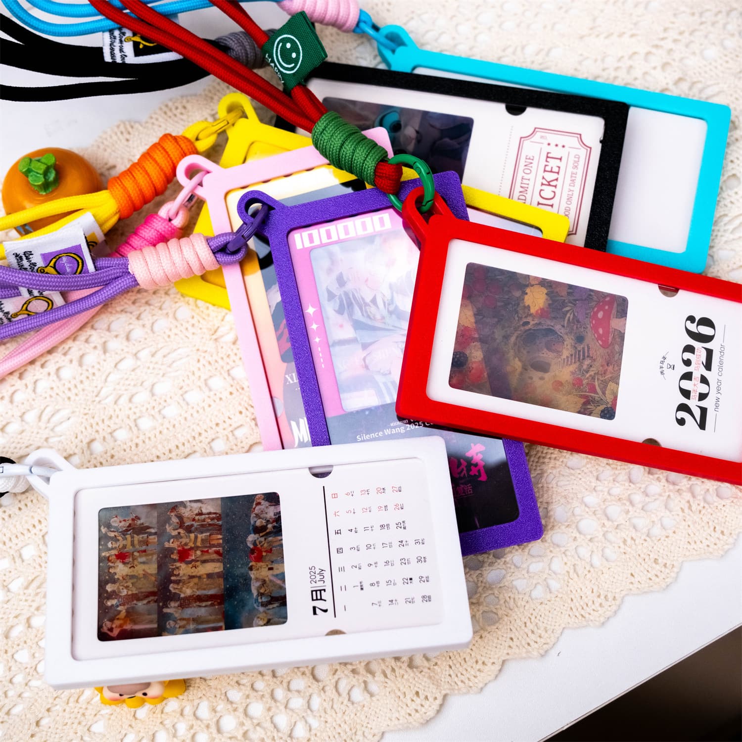 Ticket Stub Holder Reversible Film Ticket Stub Calendar Ticket Stub Protective Case Keychain Gift Bag Charm Gift