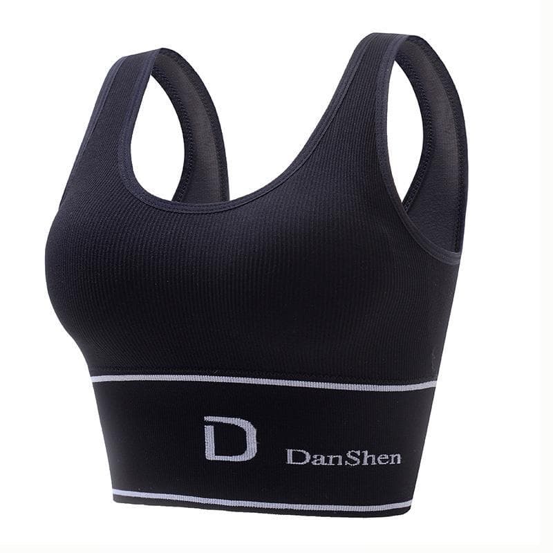 Wholesale Sports Yoga High Elasticity Large U-Back Bra, Korean Style Women's Wire-Free Push-Up Bra, Wrap Bustier Tube Top