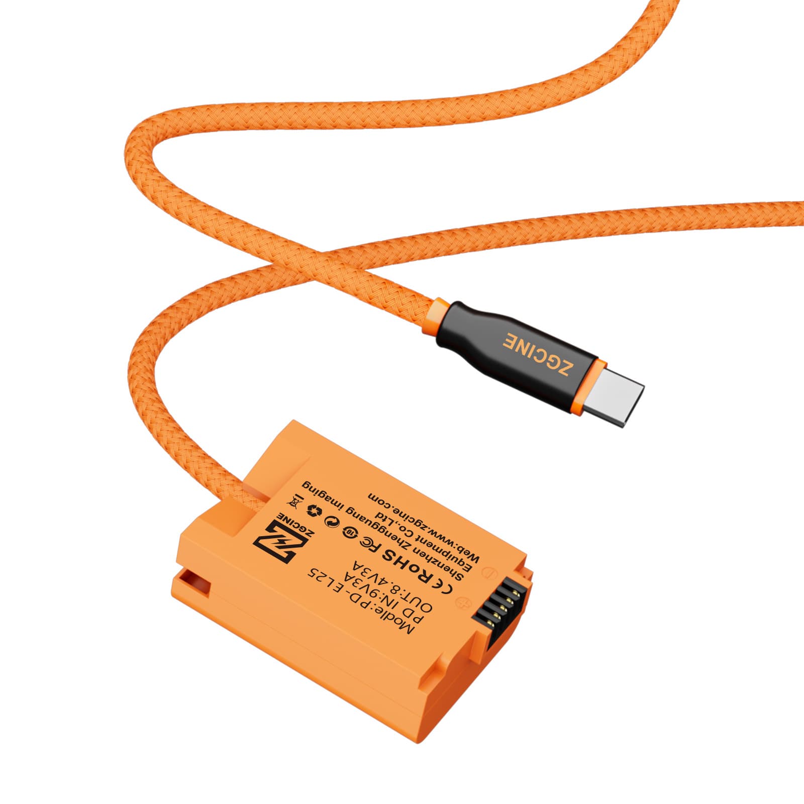 ZGCINE Overseas Version USBC-EL25 Camera Virtual Battery: EL25 is compatible with Nikon Z30, ZFC, and Z50.