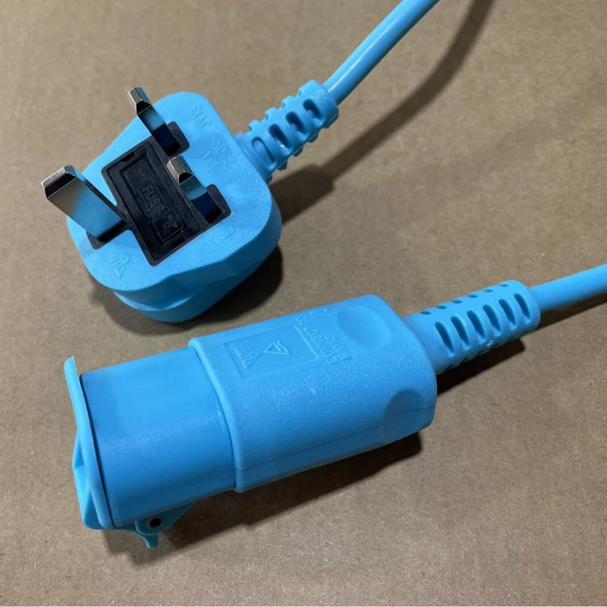 BS certified British standard waterproof plug power cord, JYZ2A extension cable, British standard female plug, British JYT2A male plug
