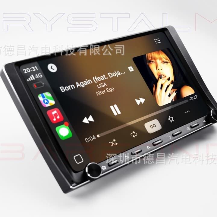 Universal Android Car Radio 9 Inch Touch Player Navigation Intelligent Multimedia Bluetooth Display for All Cars ABS Material
