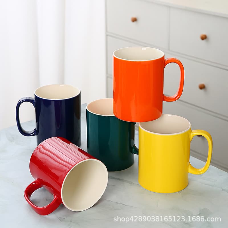 Large Capacity Ceramic Mug 1000ml with Lid Manufacturers Wholesale Custom Logo