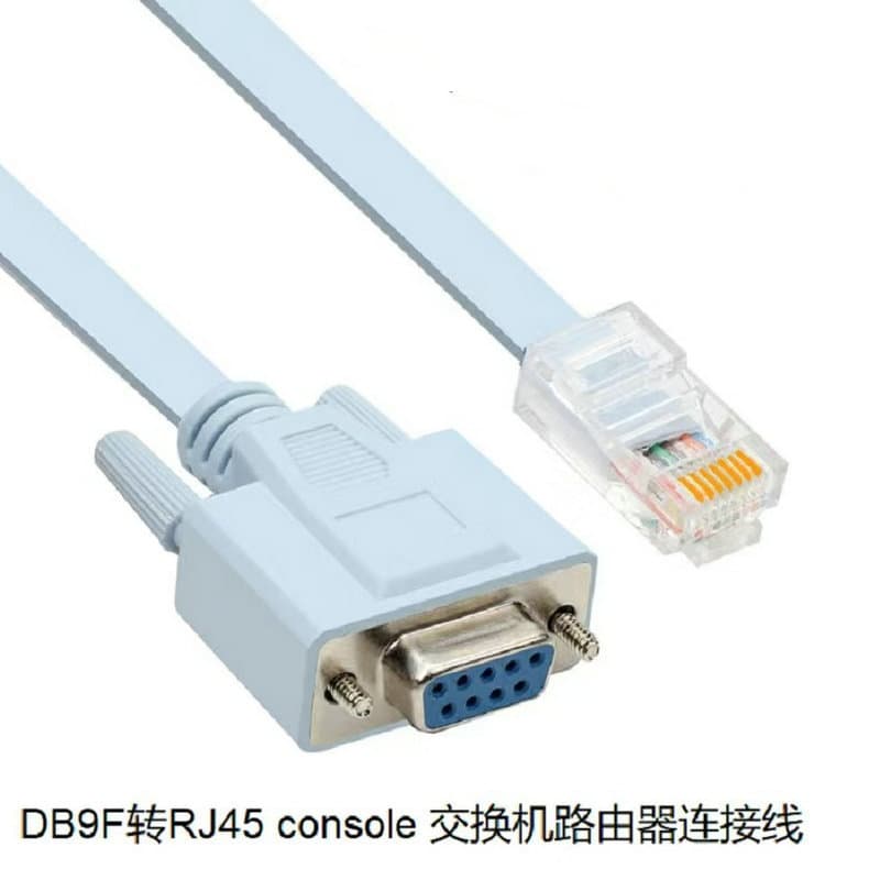 DB9 to RJ45 to RS232 Console Cable Male to Female for Switch Router Data Console Cisco Cable 1.5M