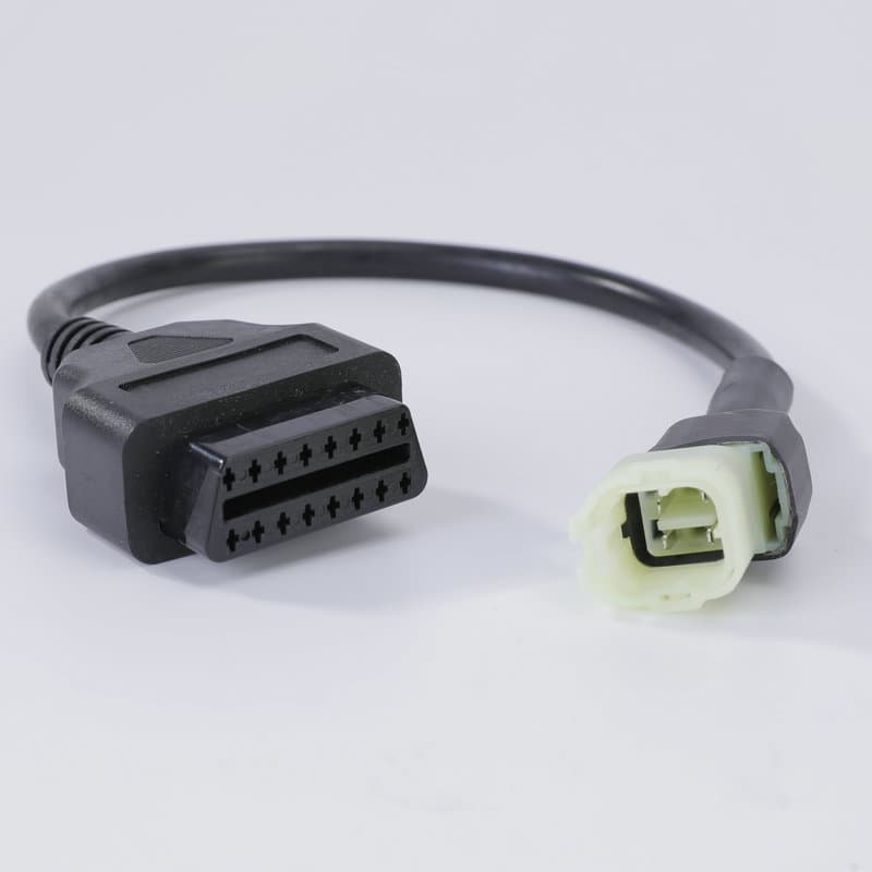 For HONDA HONDA 4 pin plug diagnostic connector OBD2 code reading scanner cable adapter