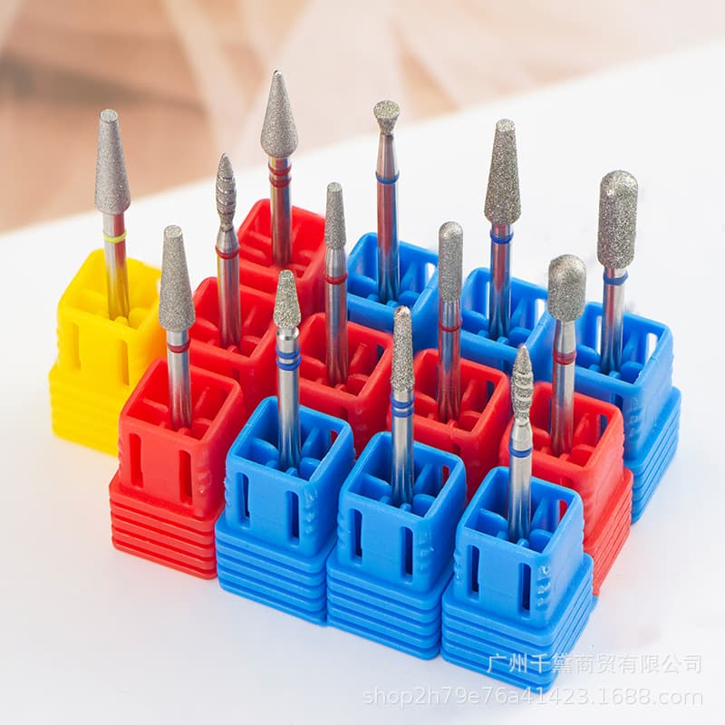 Manicure grinding head Russian pre-treatment tool Emery grinding head to remove dead skin cuticle grinding head Wholesale