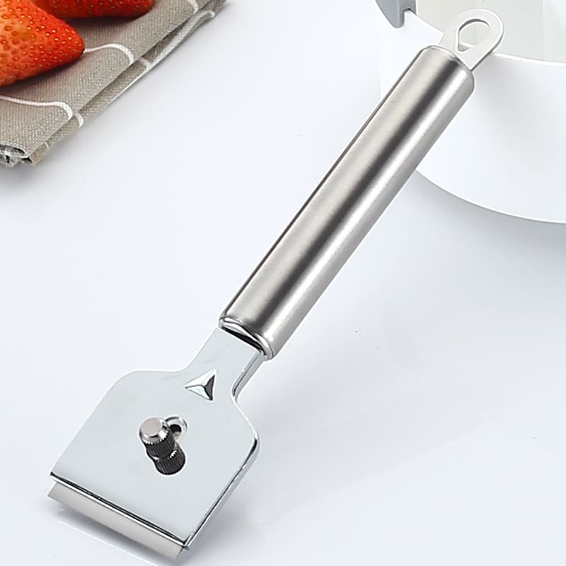 Zinc Alloy Scraper Kitchen Tool Oil Stain Black Grime Removal Refrigerator Defrosting Ice Scraper Housekeeping Glass Cleaning Knife