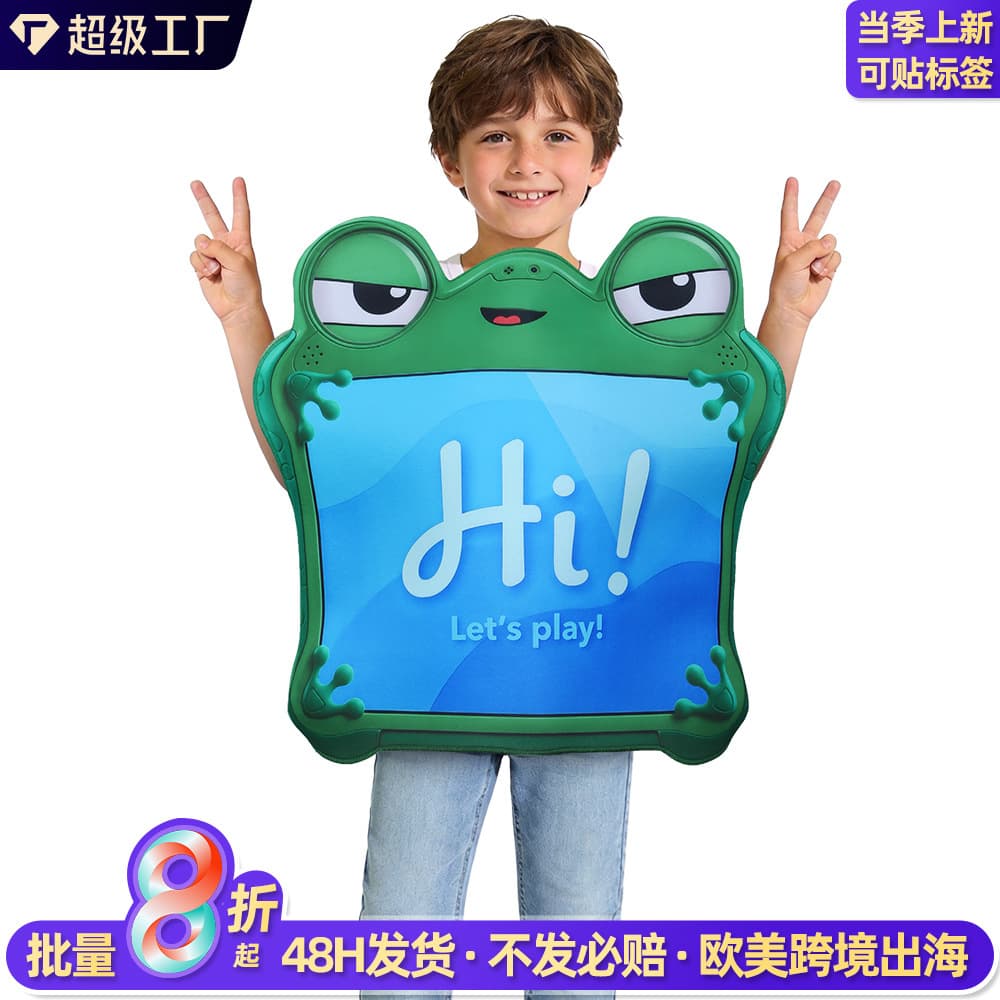 Children's Lilypad Frog Cartoon Costume for Halloween Toy Story Cosplay