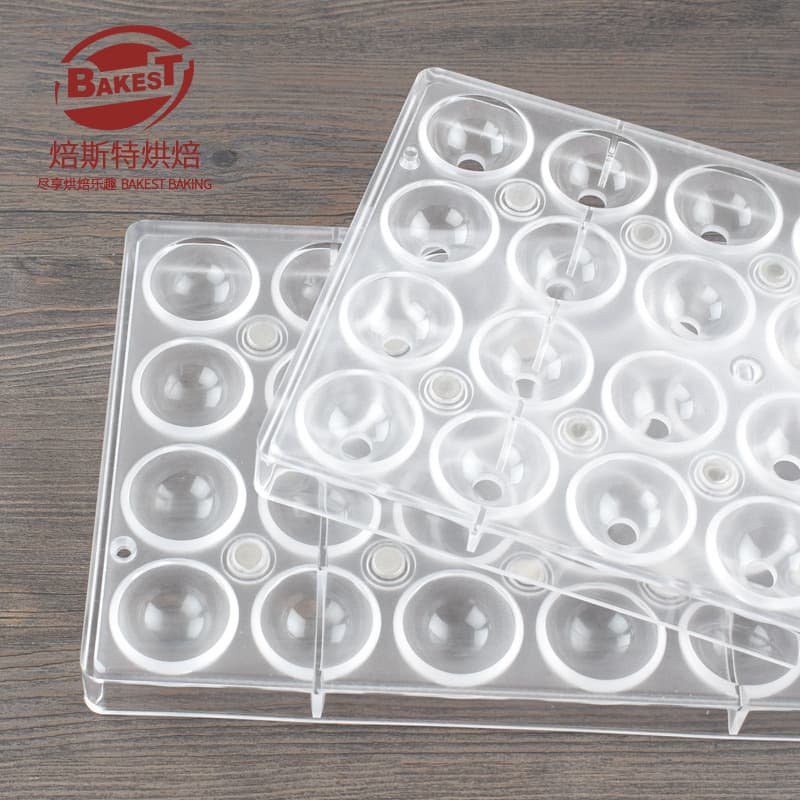 Multiple Shapes Chocolate Mold Transparent Hard PC Plastic Baking Supplies DIY Creative Handmade Candy Mold
