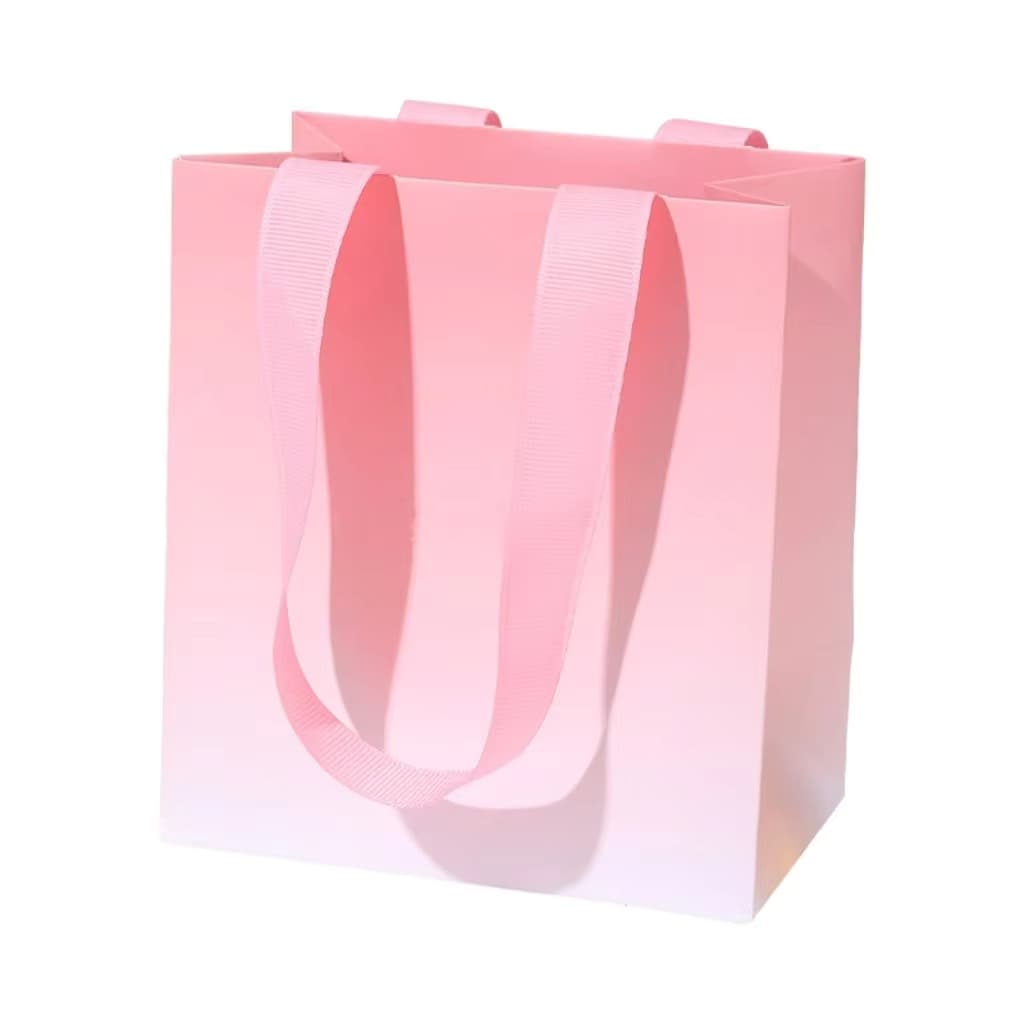 Paper bags customized luxury high-end brand LOGO paper bags shopping gift bags and clothing with handles and bows
