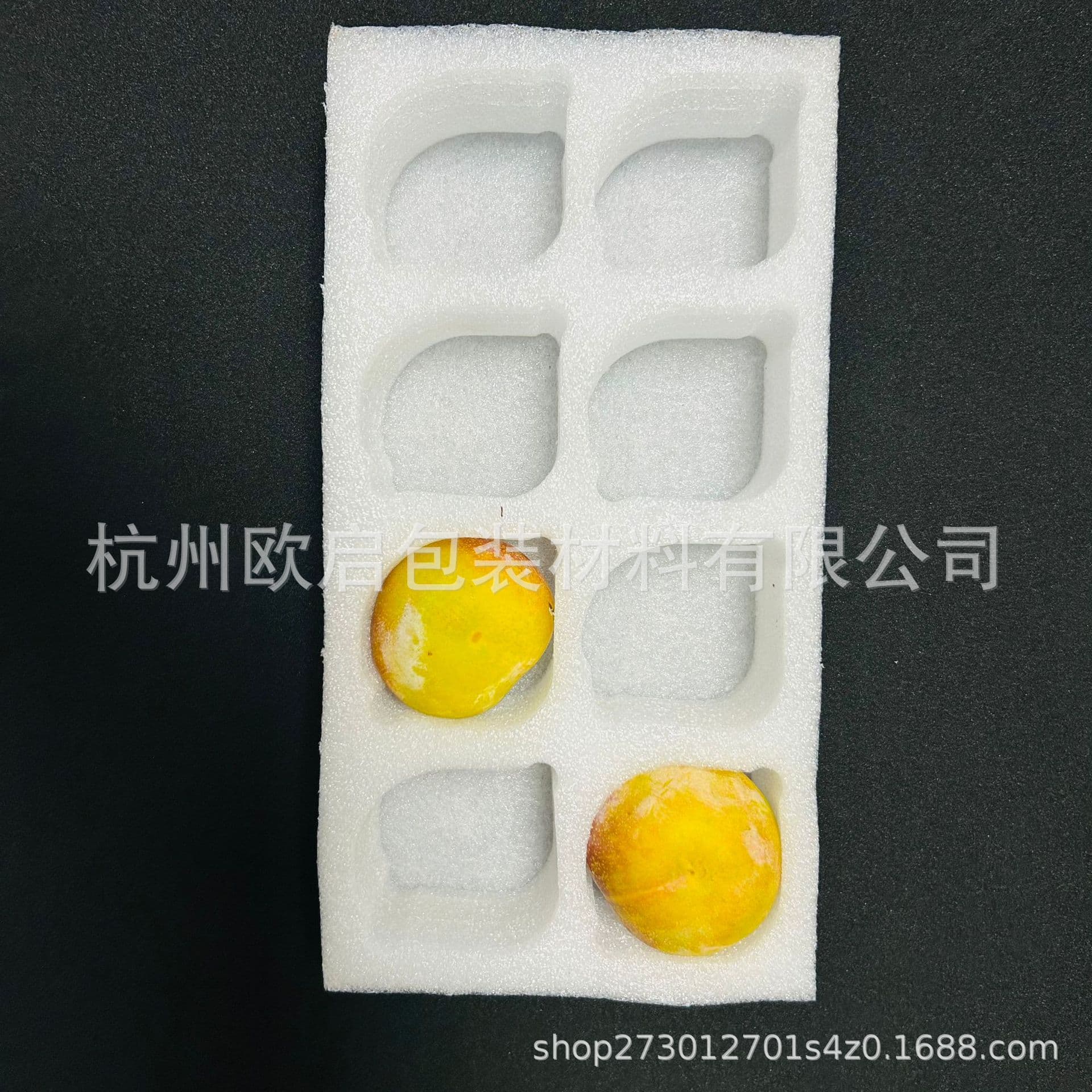 Pearl cotton fruit trays for plums and peaches, inner trays, express anti-drop cushioning packaging foam, manufacturer wholesale