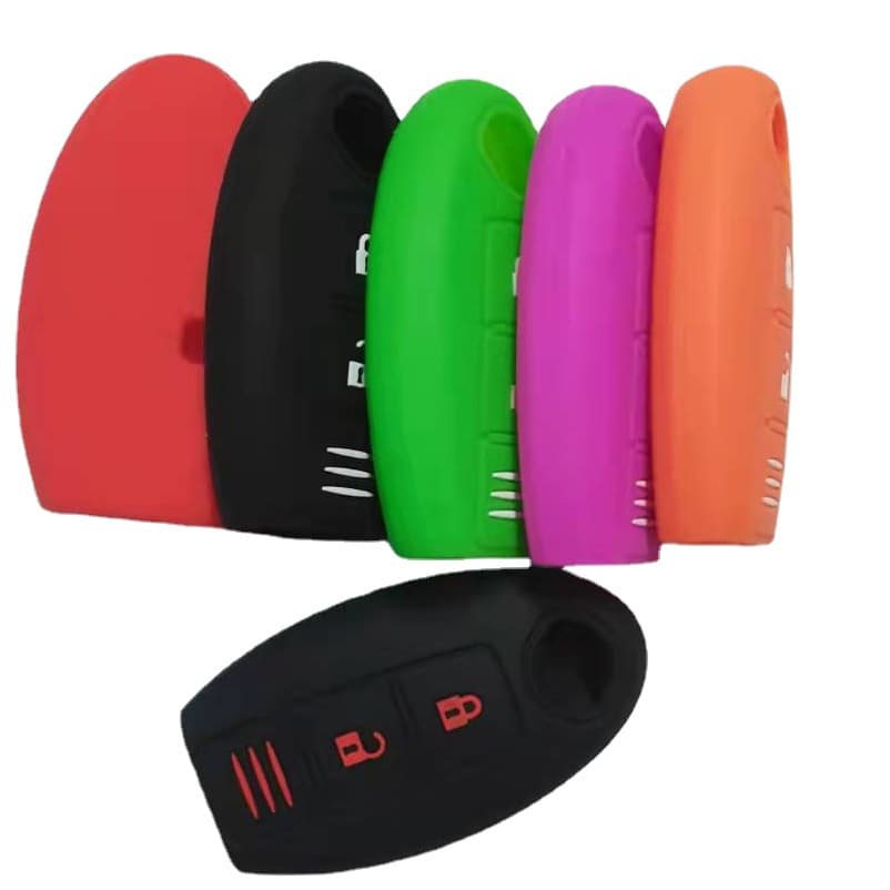 Key case compatible with Nissan March, Bluebird, X-Trail, 370Z, Nissan Tiida, Sylphy silicone remote cover