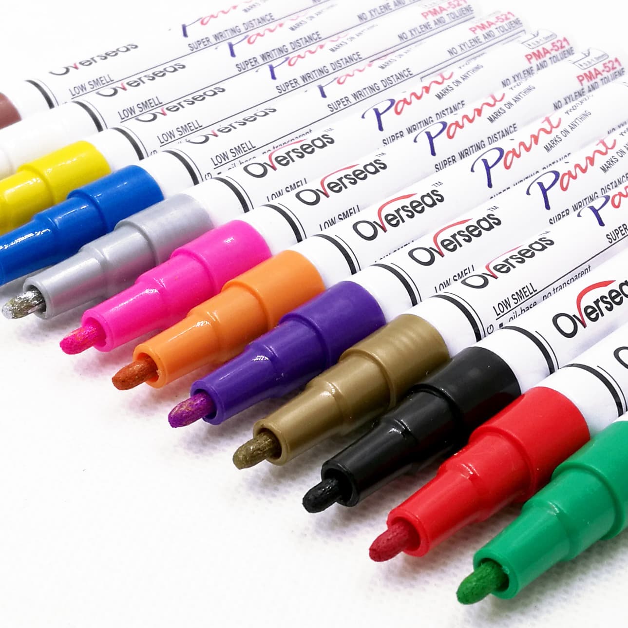 Oversea 521 thin pen 1.0mm paint tire touch-up oily marker paint pen