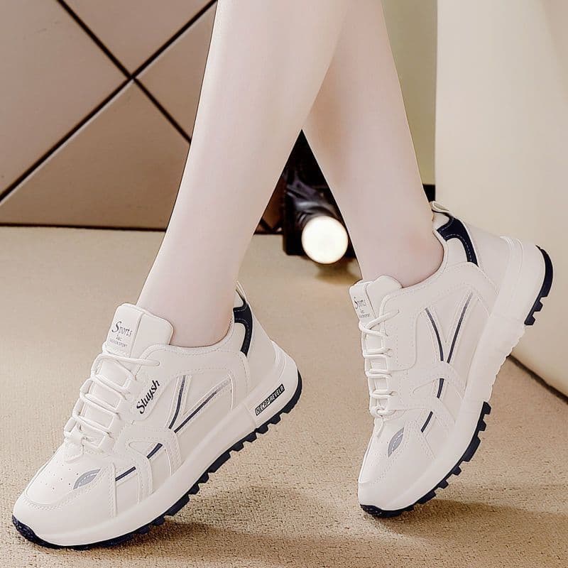 2024 New Trendy Mesh Shoes for Women, Korean Style Versatile Autumn Sports Shoes, Casual Lightweight Board Shoes
