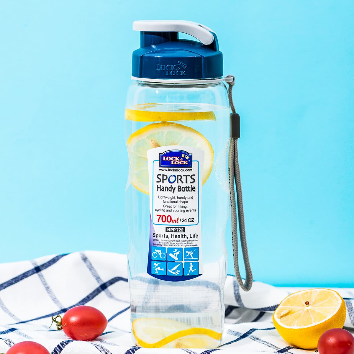 Portable Sports Plastic Water Cup with Handle Outdoor Carry-On Children Students Summer Simple Water Bottle Gift