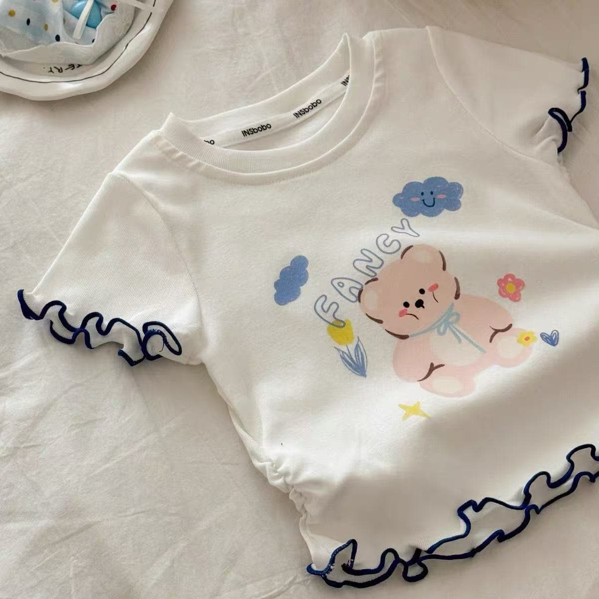 Girls Short Sleeve Summer Clothing New Children Top T-Shirt Baby Summer Fashion Outerwear T-Shirt 0206A067