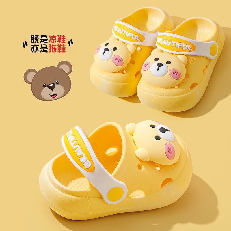 Children's Slippers Baby Clogs Indoor Non-Slip Soft Sole Toddler Boys Girls Summer Home Sandals