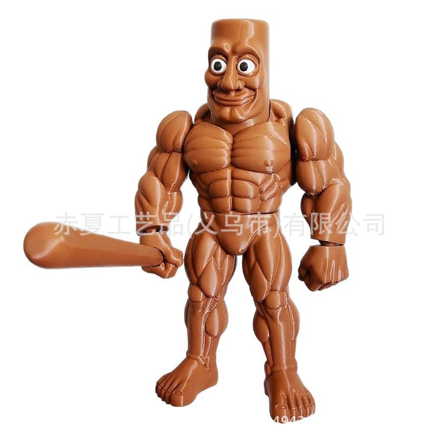 Cross-Border Best-Selling AI Shan Hai Jing Figure Tong Tong Stick Figure Tralala Shark with Shoes Ornament [In Stock]